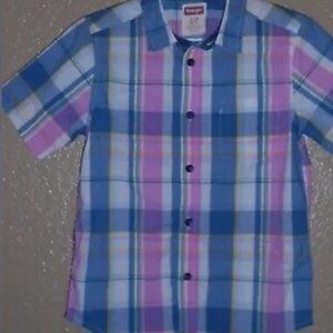 Boys Pastel Shirt Wrangler L/G (10/12)